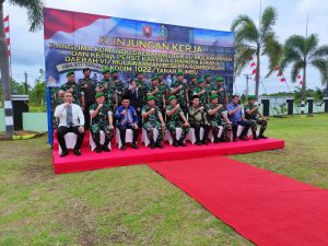 Kunjungan Kerja Pangdam  Vl Mulawarman ke Kodim di Sambut Bupati dan Anggota DPRD Tanbu