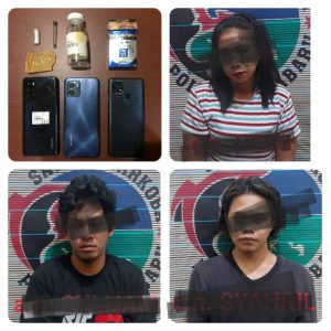 Satresnakoba Kotabaru Tangkap 2 Pria dan 1 Orang Perempuan Terkait Kasus Sabu 