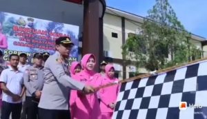 Peduli Korban Gempa Cianjur, Polres Tanbu Kirimkan Bansos