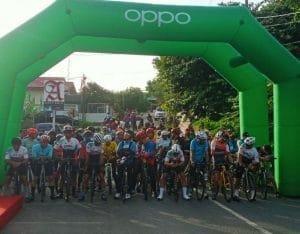 Danlanal bersama Ketua DPRD Kota Baru Lepas Peserta Fun Bike Hari Armada RI 2022