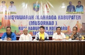 Musorkab KONI Kotabaru 2022, Ini Pesan BupatiSayed Jafar Al-Idrus
