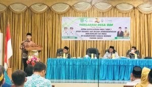 Hadiri Deklarasi Desa ODF, Sekda Ambo Sakka : Pemkab Tanbu Sambut Baik dan Apresiasi