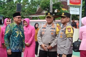 Bupati Sayed Jafar dan Forkopimda Sambut Kunker Kapolda Kalsel di Kotabaru.