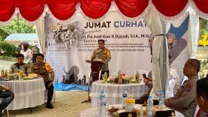 Jumat Curhat Kapolda Kalsel bersama Masyarakat Pesisir di Kotabaru