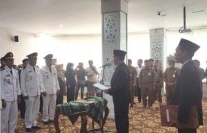 25 Pejabat Lingkup Pemkab Tambu Dilantik, Ini Pesan Sekda Ambo Saka