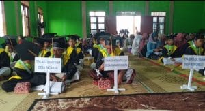 Puluhan Santri TK/TPA Al Quran  Kusan Hulu Tanbu Ikuti Prosesi Wisuda LPPTKA BKPRMK