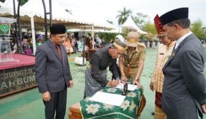 Irup HAB ke-77 di Tanbu, Sekda Ambo Sakka Bacakan Amanat Menteri Agama RI
