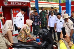 Diresmikan Bupati Sayed Jafar, Pertamina Shop di Karang Liwar Kotabaru Resmi Beroperasi