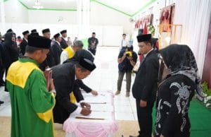 Usai Dilantik KPU Tanah Bumbu, 60 PPK Teken Pakta Integritas