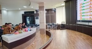 Pemkab Tanah Bumbu Ikuti Rakor Secara Virtual Pengendalian Inflasi 2023