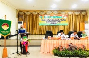 DWP Tanbu Rakor Program Kerja 2023 dan Sosialisasi Partisipasi perempuan Bidang Ekonomi