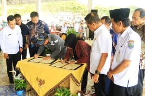 Jalin Kerjasama,Pemkab Kotabaru Teken MoU Dengan Unitomo