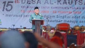 Hadiri Perayaan, Ini Pesan Bupati Tanah Bumbu di HUT Ke-15 Desa Al-Kautsar