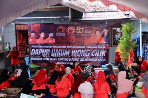 Peringati HUT PDIP ke – 50 Dan Ultah Megawati ke-76, PDIP Kalsel Buka Dapur Umum dan Posko Kesehatan Gratis