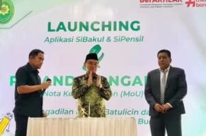 Pemkab Tanbu bersama PN Batulicin Kelas II Jalin KerjasamaLuncurkan Aplikasi Sipensil dan Sibakul