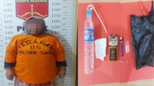 IRT Paruh Baya Asal Paser Ini Diciduk Polsek Satui Karna Kepemilikan Sabu