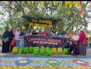 Tanamkan Jiwa Sosial Siswa SMAN 1 Kelumpang Hilir Bagikan Sembako