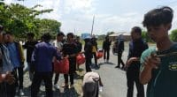 Peserta Pelatihan BLK Tanbu Lakukan Aksi Bersih-Bersih di Taman Makam Pahlawan