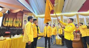 Terpilih Aklamasi Muhammad Yani Helmi Pimpin DPD Golkar Kabupaten Tanah Bumbu