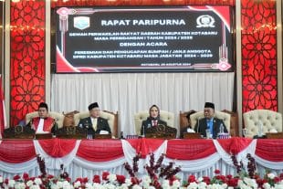 35 Anggota DPRD Kabupaten Kotabaru Terpilih Periode 2024-2029 Resmi Dilantik