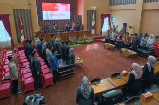HUT Ke-79 Kemerdekaan RI, DPRD Tanah Bumbu Gelar Paripurna Dengarkan Pidato Kenegaraan Presiden
