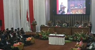 Gelar Sidang Paripurna, DPRD Tanbu Umumkan Pengunduran Diri Wakil Bupati