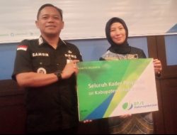 Pemkab Tanbu Terima 1.318 Kartu BPJS Ketenagakerjaan Untuk Kader Posyandu Desa