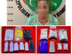 Edarkan Obat Terlarang, Wanita 39 Tahun Ini Ditangkap Satresnarkoba Polres Tanbu di Jalan Borneo