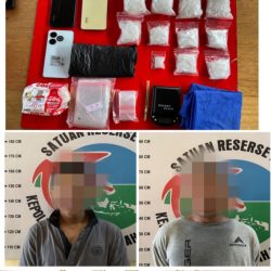 Dua Sekawan Pengedar Narkotika Ini Digulung Setresnarkoba Polres Tanah Bumbu