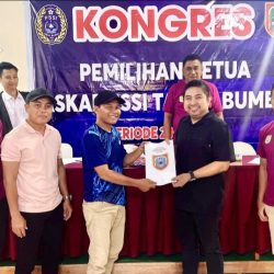 Kembali Pimpin Askab PSSI Tanbu, Bang Dhin Ajak Bangun Sepak Bola Berprestasi