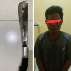 Mabuk Bawa Parang, Pria di Kotabaru Ini di Ringkus Polisi