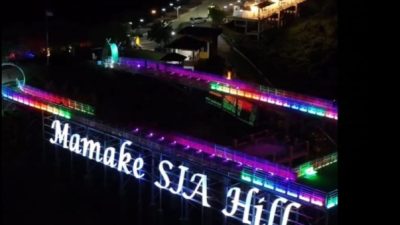 Destinasi Wisata Bukit Mamake di Kotabaru Yang Mempesona di Malam Hari