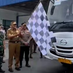 Bupati Tanah Laut Resmikan Operasional Layanan Bus DAMRI di Terminal H Soemarsono