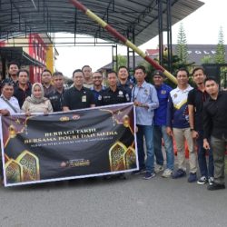 Polres Kapuas Gelar Vidcon dan Aksi Sosial di Bulan Ramadan
