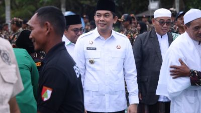 Perdana, Bupati Tanbu Pimpin Apel Harlah ke-91 Gerakan Pemuda Ansor