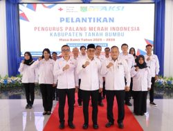 PMI Tanah Bumbu 2025–2030 Resmi Dilantik, Bupati Bang Arul Tegaskan Dukungan Penuh Pemkab