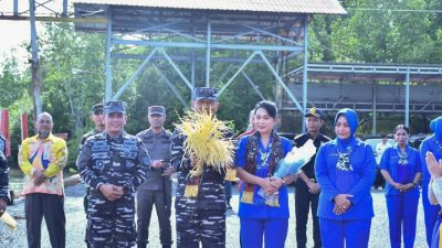 Pangkoarmada II Kunjungi Lanal Kotabaru, Tegaskan Komitmen terhadap Keamanan Maritim