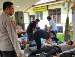 Polres Tanah Bumbu Gelar Bakti Kesehatan Serentak Peringati Hari Bhayangkara ke-79