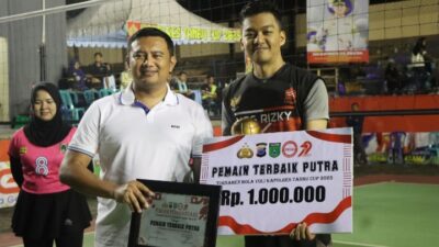 Final Turnamen Bola Voli Kapolres Tanah Bumbu Cup 2025 Sukses Digelar Meriah