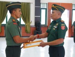 Dandim 1022/Tanah Bumbu Pimpin Upacara Pelepasan Purna Tugas dan Pindah Satuan