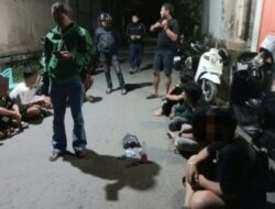 Polsek Banjarmasin Selatan Amankan 16 Pemuda Saat Perta Miras di Tempat Umum