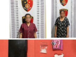 Simpan Sabu di Dalam BH, Dua Wanita Ini Diciduk Unit Reskrim Polsek Kusan Hilir Polres Tanah Bumbu