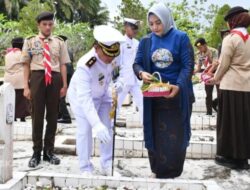 Danlanal Kotabaru Pimpin Ziarah Nasional: Refleksi 80 Tahun Kemerdekaan RI Dan Pesan Kebangsaan Untuk Generasi Muda