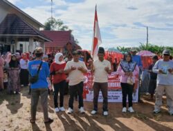 Didampingi Sang Istri, Sayono Hadiri Jalan Sehat HUT ke-80 RI di Desa Karangsari