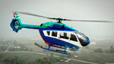 Helikopter Eastindo Air Hilang Kontak di Tanah Bumbu, 8 Penumpang Masih Dilakukan Pencarian