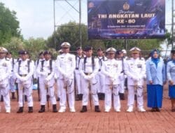 Peringati HUT ke-80 TNI AL, Lanal Kotabaru Gelar Upacara dan Bakti Sosial