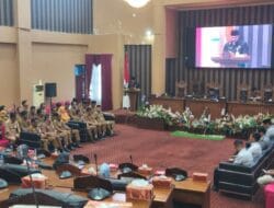 Rapat Paripurna, Pemkab Tanah Bumbu Sampaikan 17 Pembentukan Desa Difinitif