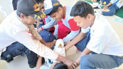 Dinas Sosial Menggelar Tagana Masuk Sekolah Untuk Edukasi Penangan Bencana