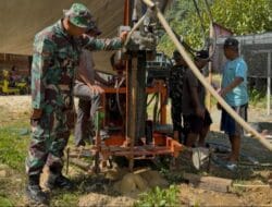 TMMD Kodim 1022/Tanah Bumbu Rampungkan Sumur Bor Program TMAB di Rejosari