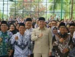 Bupati H Rahmat Trianto Hadiri Seminar Pendidikan Bersama PGRI, Wujudkan Guru Bermutu Menuju Indonesia Emas